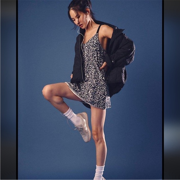 🆕FREE POEPLE HOT SHOT ANIMAL PRINT ROMPER MINI DRESS - Picture 2 of 9